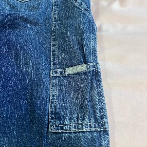 VINTAGE 90s Silver Jeans Mens - Picture 7 of 11